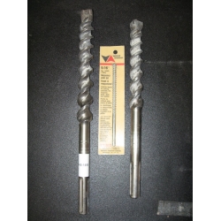 Lot of 3 Drill Bits - 06-H SDS Vermont American 1" 1-1/8" 5/16"